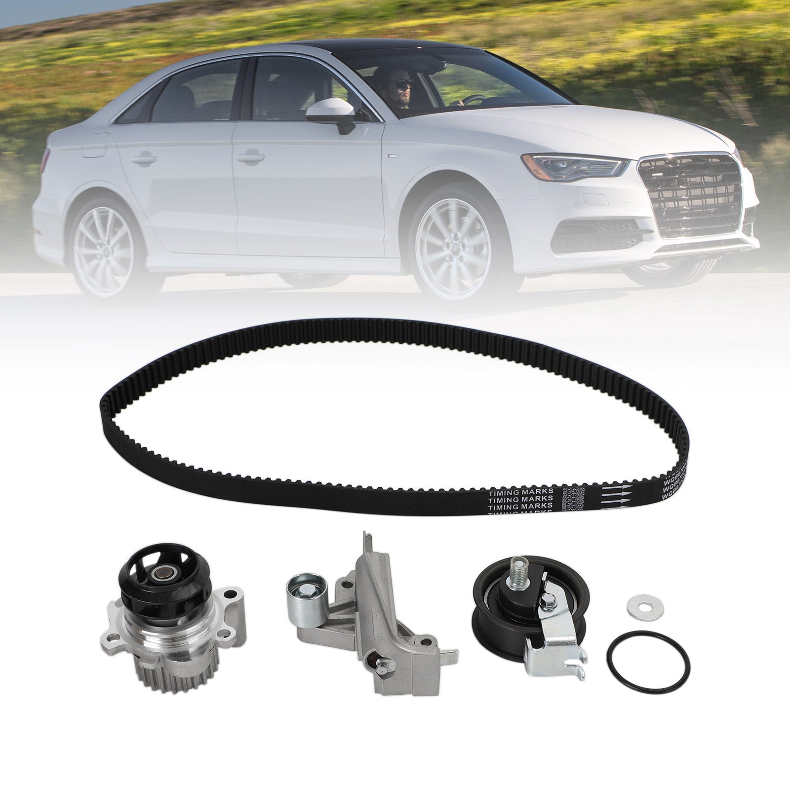 Audi A3 1.8T Sada rozvodového řemene Vodní čerpadlo 1987948170 1987948590 06A198119B