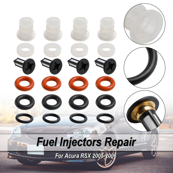 2005-2006 Acura RSX Fuel Injector Repair O-rings Seals Kit 16450-PRB-A01