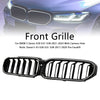 2021-2024 BMW 5-serie G30 G31 G38 dobbel lamell foran nyregriller blank svart Generisk