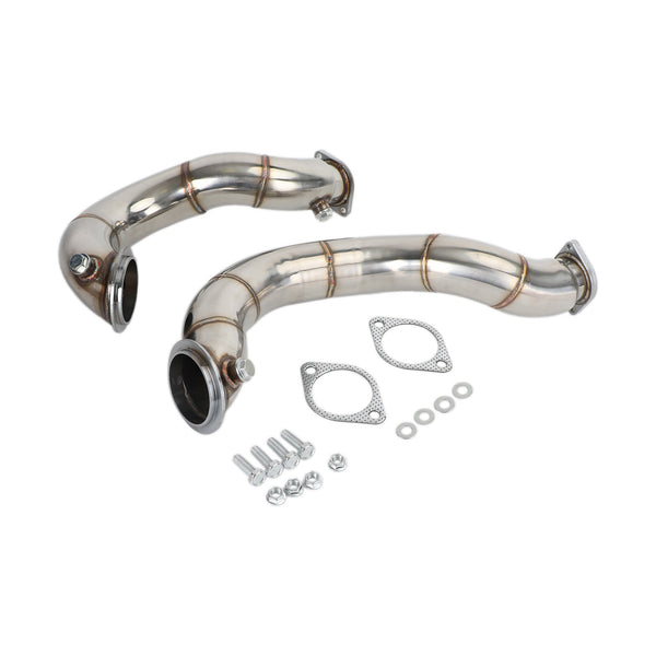 2007-2011 BMW N54 335i E90 E92 3 inch Stainless Steel Exhaust Downpipe Pipes compatible Generic