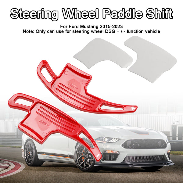 2015-2023 Ford Mustang rood stuurwiel schakelhendel schakelhendel algemeen