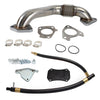 2011-2015 6.6L Duramax Diesel EGR Delete & Cooler Race Kit med Uppipe Passar GMC Chevy Generic