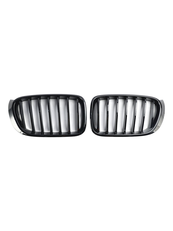 2014-2017 BMW X4 F26 Facelift Glanzend zwarte voorbumper Niergrill Grille Generiek