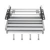 Aluminum Manual Double Pull Out Drop Down Folding Step Motorhome RV Campervan