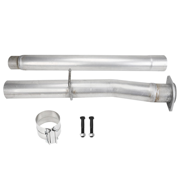 Tubo de escape DPF y eliminación de gato de 4 pulgadas para Ford 6.4 Powerstroke Diesel genérico 2008-2010