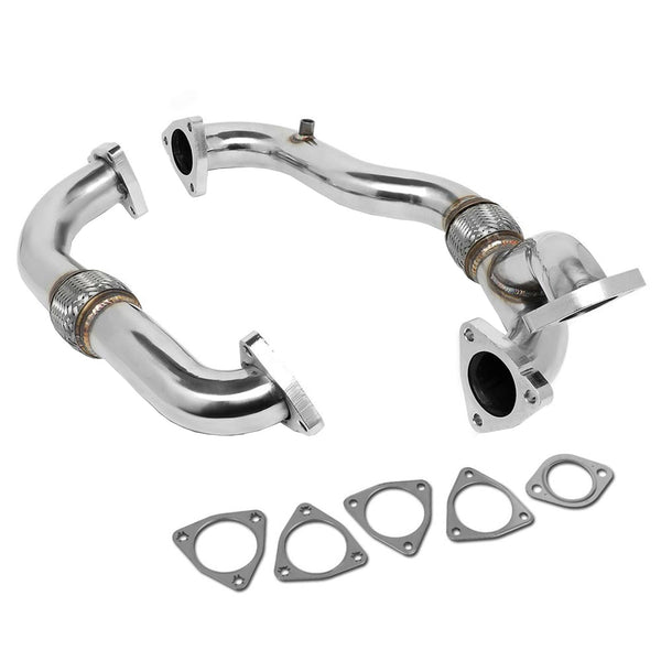 2008-2010 Ford Super Duty 6.4L Turbocompresor Y-Pipe Up-Pipe con hardware genérico