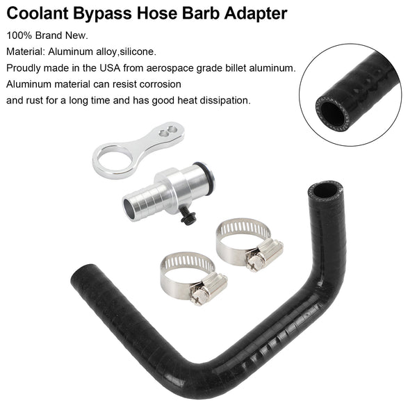 2009-2019 Dodge Ram 6.7L Cummin Coolant Bypass Hose Barb Adapter Generic