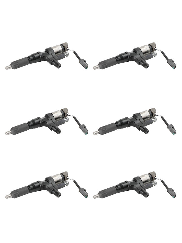 Denso 6590 6591 6592 6593 6594 6595 6596 6597 6PCS Fuel Injectors 095000-6593 CB84034501S 095000-6594