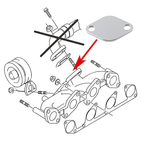 Kit de ferramentas para reparo de válvula vw skoda octavia, para audi 2.0 tdi bvf bvg blb egr genérico