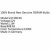 10 Stück Sylvania für OSRAM 2473MFX6 12 V 1,2 W BX8.4d Miniaturlampen Signallampen Generisch