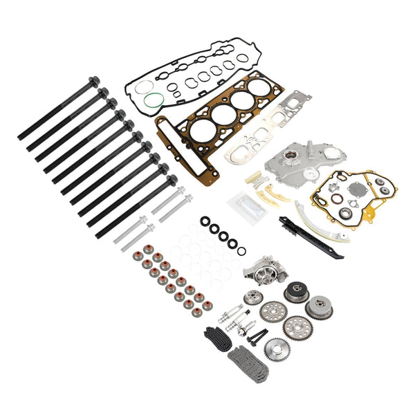 2007 PONTIAC G5 2.4L 2384 CC Kit de cadena de distribución Bomba de aceite Actuador de solenoide Kit de cubierta de engranaje genérico