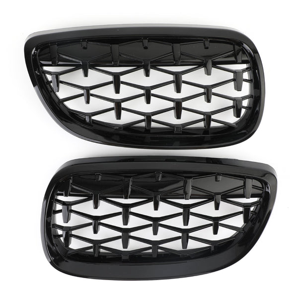 2008-2013 BMW 3-Series M3(E92/E93) Front Kidney Grille Grill 2DR Meteor Black 51137157277 Generic