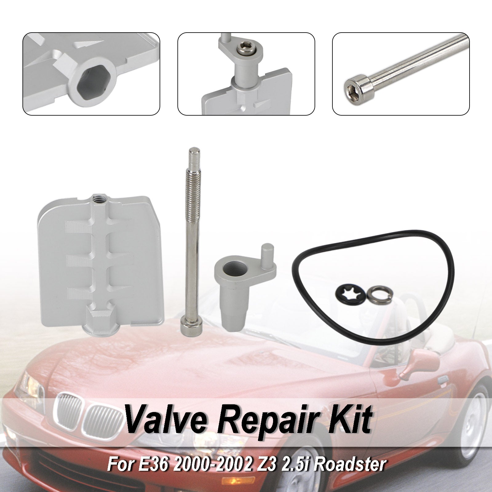 Ventilreparationssæt Rebuild Rattle Fit BMW DISA Fix Overhaul M54 2.2 2.5 Aluminium