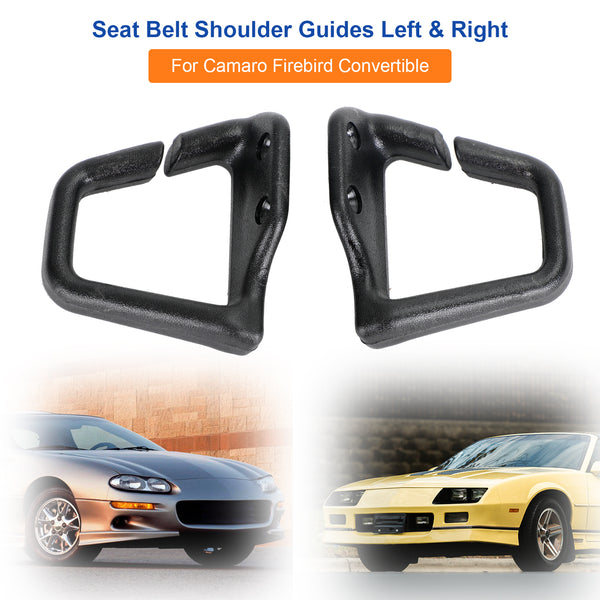 1993-2002 Camaro Firebird Convertible Noir Ceinture de sécurité Guides d'épaule génériques