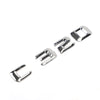 Rear Trunk Emblem Badge Nameplate Decal Letters Numbers Fit Mercedes C320 Chrome Generic
