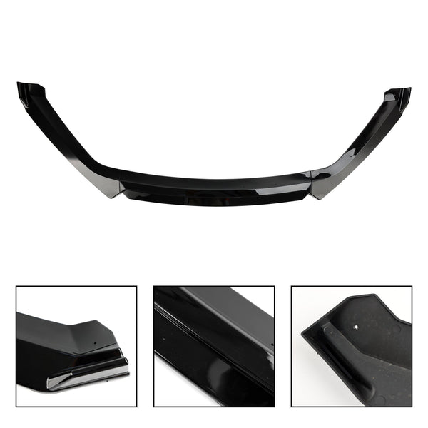 2012–2020 Seat Leon 5F Gloss Black Front Spoiler Lippe Performance Generic