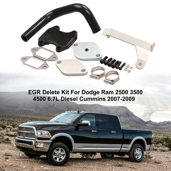07-09 Ram 2500 3500 4500 6.7L Diesel Cummins Dodge EGR Delete Kit Fedex Express Generic