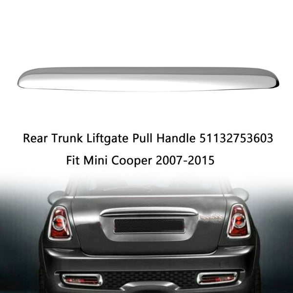 2007-2015 Mini Cooper Rear Trunk Liftgate Pull Handle 51132753603 FD961920DN Generic