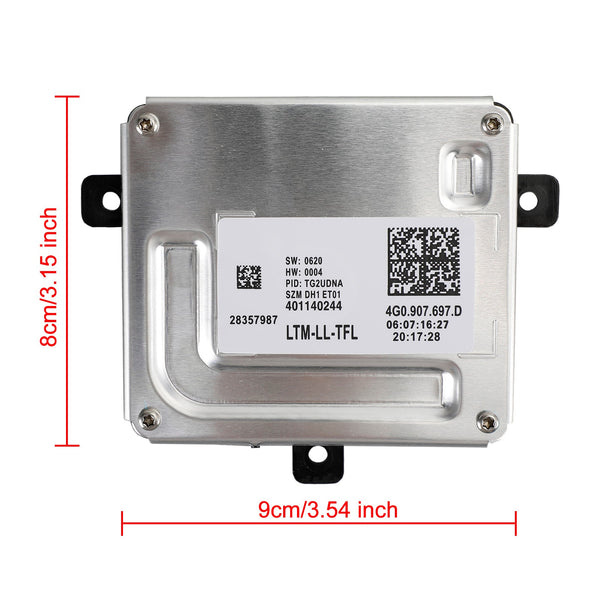 2016–2017 Audi TT LED-Tagfahrlichtmodul, Scheinwerfersteuergerät 4G0907697D, generisch