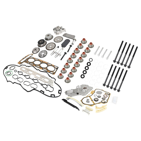 06-07 SATURN ION 2.4L 2384 CC Kit de cadena de distribución Bomba de aceite Actuador de solenoide Kit de cubierta de engranaje genérico