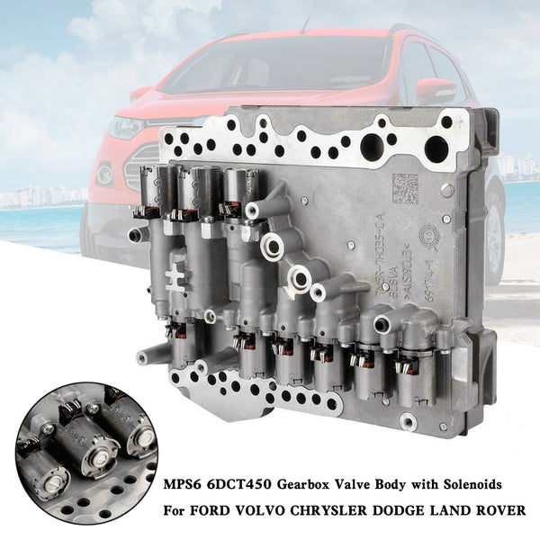 MPS6 6DCT450 Getriebe-Übertragungsventilkörper mit Magnetspulen für Volve Ford Generic