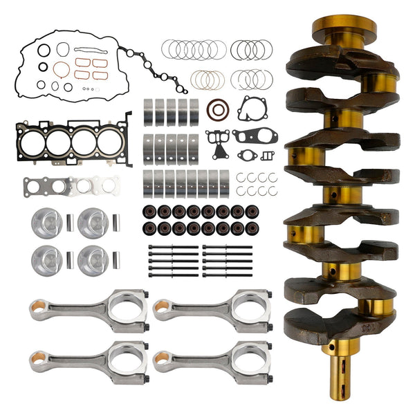 2017-2018 Hyundai Santa Fe Sport 2.4L Rebuild Kit-vevaxel och vevstakar och kolvar packning Generic