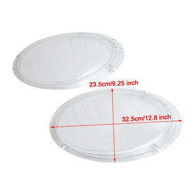 Mini Cooper R50 R53 Left +Right Headlight Lens Plastic Cover Shell 63126911701 63126911702 Generic