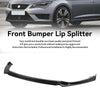 2012-2020 Seat Leon 5F Gloss Black Front Spoiler Lip Performance