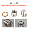 M12 x 1.25 Oxygen Sensor Adapter Spacer Hex Plug Nut Kit Stainless steel Generic