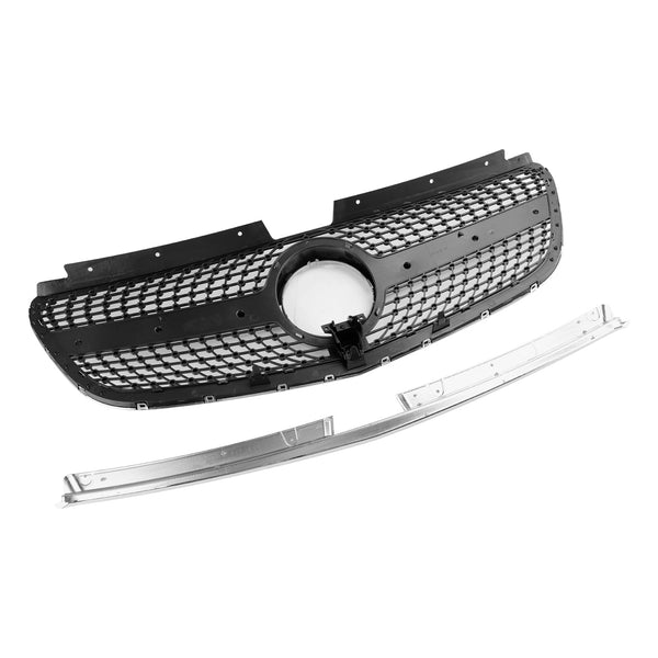 2015-2019 Mercedes Benz Vito W447 GT Stlye Diamond Front Bumper Grill Grille