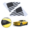 Bakre Triangel Quarter Window USA Flag Decal Sticker Trim For Camaro 2010-2015 Generic