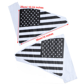 Hinten Dreieck Viertel Fenster USA Flagge Aufkleber Aufkleber Trim Für Camaro 2010-2015 Generic