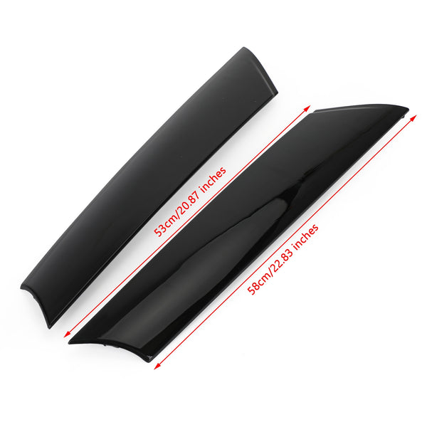 2x Front A Pillar Black Windshield Post Trims 51137272583/84 For Mini R55 R56