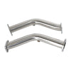 2 Test Pipes Decat Non Reson Straight Exhaust For 03-06 Nissan 350Z Infiniti G35 FX35 Fedex Express Generic