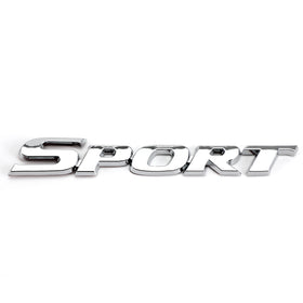 3D Metall Sport Logo Auto Kofferraum Heckklappe Emblem Abzeichen Aufkleber Aufkleber Silber Generisch