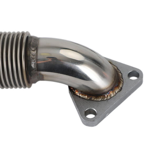 LMM 6,6 l Duramax EGR-Löschsatz und Beifahrer-Up-Pipe, passend für 2007,5–2010 Chevrolet Silverado GMC 2500 3500 Generic