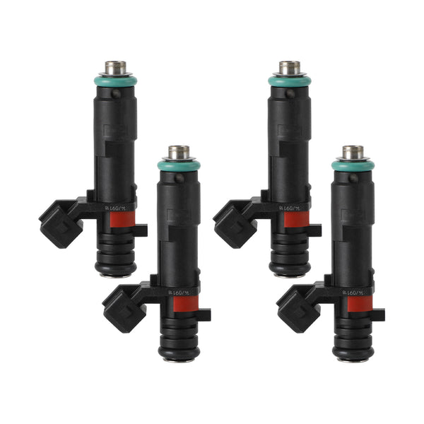 4PCS Fuel Injectors 25186566 27828W Fit 2011-2015 Chevrolet Spark 1.2L L4 /2016-2021 Beat 2016-2021 INJ675 FJ1332 25194429 C111032 Generic