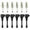 2009-2010 Infiniti M35 3.5L V6 6PCS Ignition coil+6PCS Spark Plug UF550 CUF2118 673-4029 5C1727