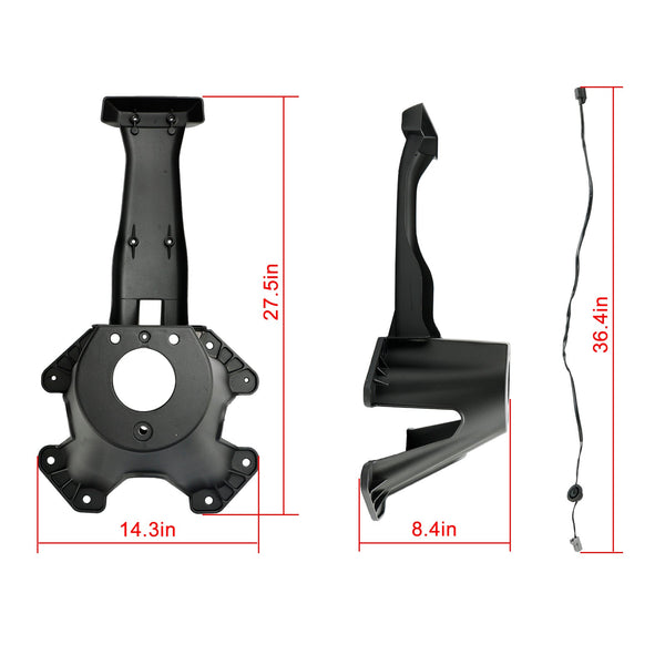 Soporte de neumático de repuesto para Jeep Wrangler JK 2007-2018 55397217AJ genérico