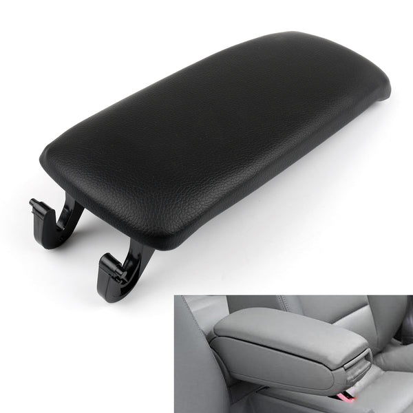 PU Leather Center Console Armrest Cover Lid For Audi A4 S4 A6 2000-2008 Black Gray Khaki Generic