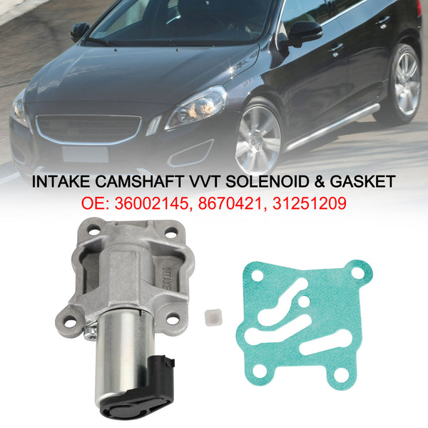 Volvo V70 1999-2008 Árvore de cames de admissão VVT Solenóide e junta 36002145 31251209 36002145 31355828 8670421 Genérico