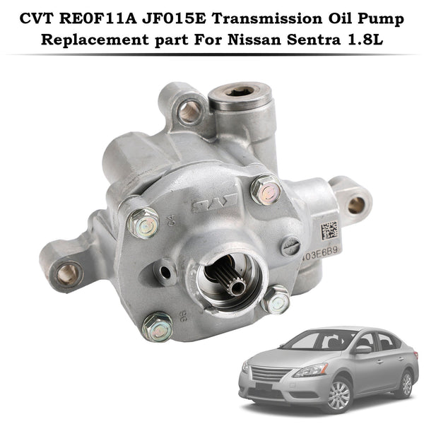 2012-2015 Nissan NOTE L3 1.2L L4 1.5 Pompe à huile de transmission Pièce de rechange CVT RE0F11A JF015E Générique