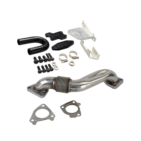 2007.5-2010 Silverado GMC 2500 3500 LMM 6.6L Duramax EGR Kit de exclusão e tubo de subida de passageiro genérico