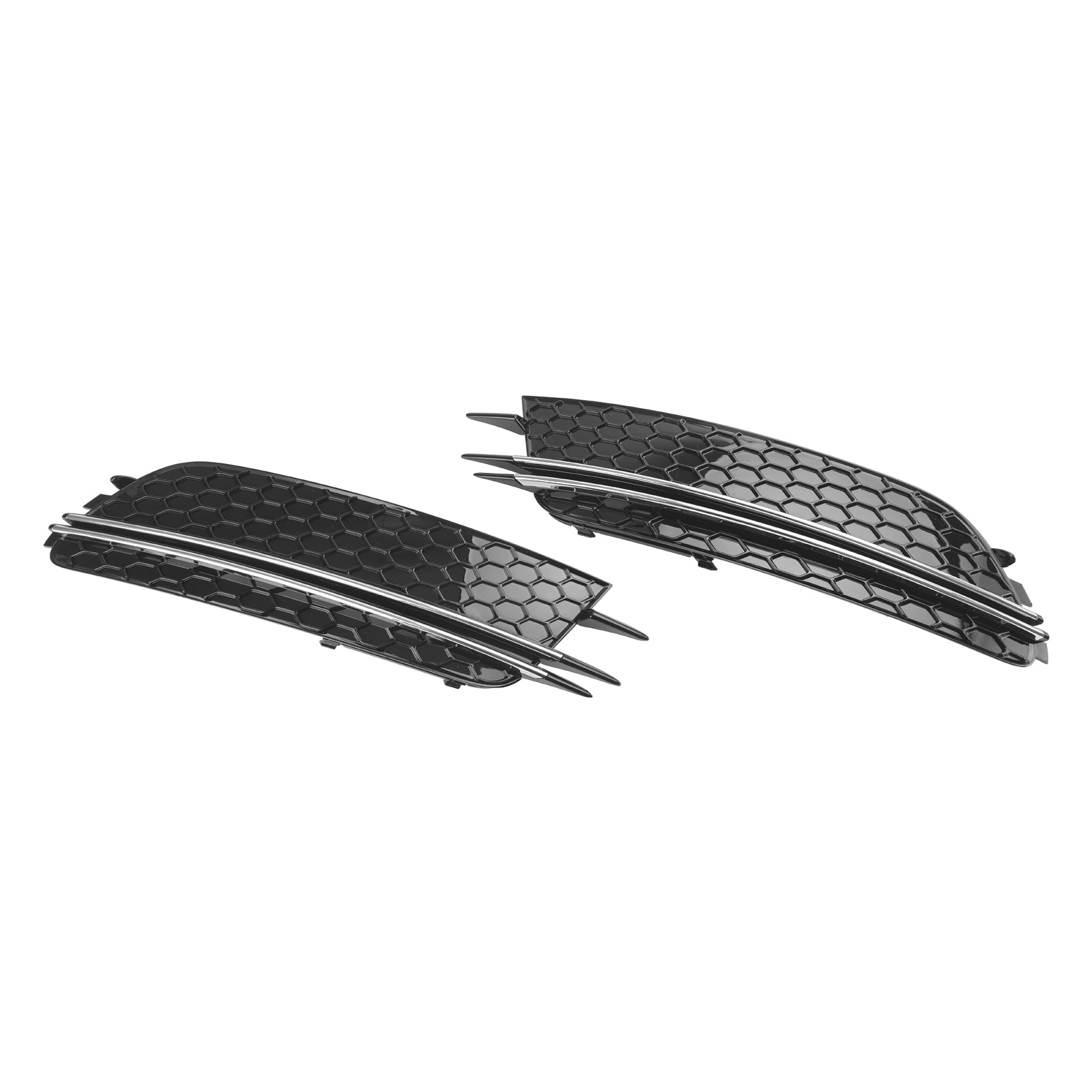 2012-2015 Audi A6 4G C7 Sedan / Avant Standard Version 2PCS Front Fog Light Cover Bezel Grill Grille 7911070549