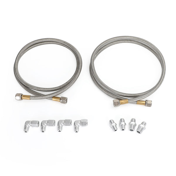 GM 4L60E 4L65EA Automatic Transmission Cooler Lines Kit 6AN Hose Line Kit