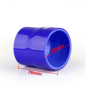 Reducers 0 Degree 70 76mm Silicone Pipe Hose Coupler Intercooler Turbo Intake Generic