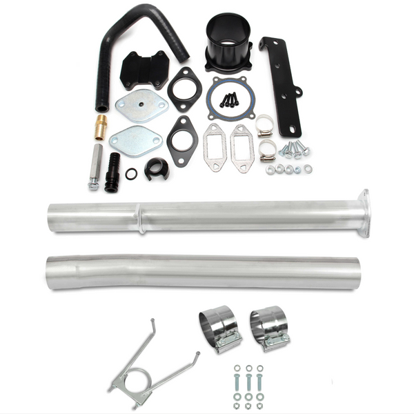 2013-2017 Dodge Ram 2500 3500 4500 5500 6.7L Cummins Diesel Truck 4Inch Exhaust Muffler Pipes & EGR Delete Kit