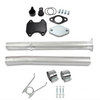 4Inch Exhaust Muffler Pipes & EGR Delete Kit for 2013-2017 Ram 3500 4500 5500 6.7L Cummins Diesel