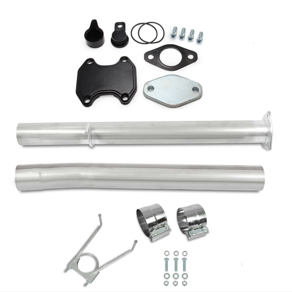 Tubi marmitta di scarico da 4 pollici e kit di eliminazione EGR per Ram 3500 4500 5500 6.7L Cummins Diesel generico 2013-2017