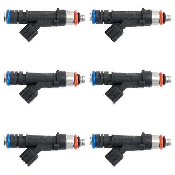 2007-2010 Jeep Wrangler 3.8L 6PCS Fuel Injector 0280158119 04861667AA 812-11131 Generic